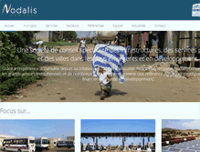 Tablet Screenshot of nodalis-conseil.com